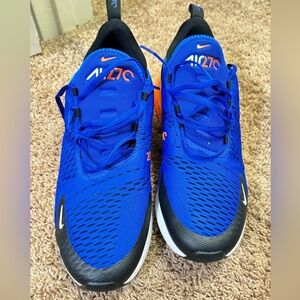 Nike Air Max 270 Racer Blue Crimson Orange Mens Size 12 Running AH8050-401